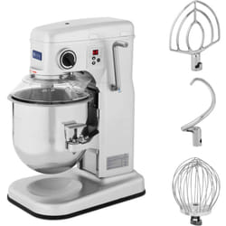 Pétrin professionnel à planétaire spirale pizza boulangerie (650 watts, 10 litres, capacité : 5.5 kg)