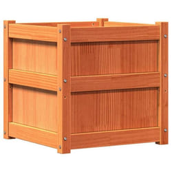 Jardinière - Non spécifié - 50 x 50 x 50 cm - Bois de pin massif - Marron - Carré