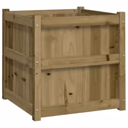 Jardinière - Noname - 60x60x60 cm - Bois de pin imprégné - Marron - Carré
