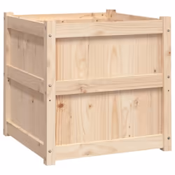Jardinière - Non spécifié - 60 x 60 x 60 cm - Bois de pin massif - Marron - Carré