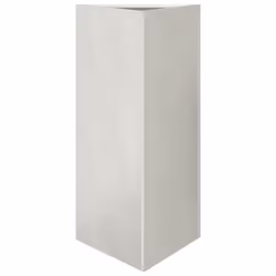 Jardinière - Inox - Triangulaire - 40 x 345 x 70 cm - Résistante à la rouille - Décoration extérieure