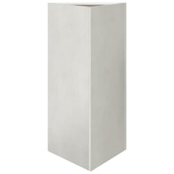 Jardinière - Inox - Triangulaire - 40 x 345 x 70 cm - Résistante à la rouille - Décoration extérieure