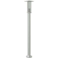 Helloshop26 - Lampadaire d'extérieur argenté 100 cm acier inoxydable Argent