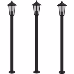 Illuminez votre espace extérieur avec ce lampadaire d’extérieur ! Indice IP44 : grâce à son corps en acier inoxydable avec in ...