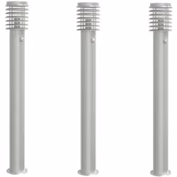 Illuminez votre espace extérieur avec ce lampadaire d’extérieur ! Indice IP44 : grâce à son corps en acier inoxydable avec in ...