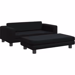 Offrez à votre ami à fourrure un endroit chaud et confortable pour se détendre avec ce lit pour chiens avec extension ! Matér ...