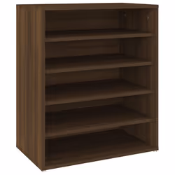 Meuble à chaussures - Non spécifié - 60 x 35 x 70 cm - Bois dingénierie - Marron - Design contemporain