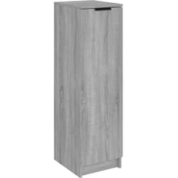Meuble à chaussures sonoma 30 x 35 x 100 cm bois d'ingénierie gris