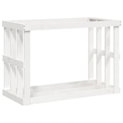 Porte bûches - Non spécifié - 108 x 52 x 74 cm - Bois massif de pin blanc - Extérieur - Jardinière décorative