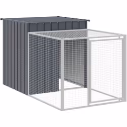 Ce poulailler avec cour est un choix parfait pour vos poulets, poules et autres petits animaux et les maintient à l'aise. Uti ...