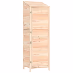 Remise de jardin - Non spécifié - 55 x 52 x 1745 cm - Bois de sapin massif - Marron - Grand espace de rangement