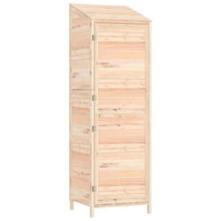 Remise de jardin - Non spécifié - 55 x 52 x 1745 cm - Bois de sapin massif - Marron - Grand espace de rangement