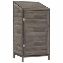 Remise de jardin - Non spécifié - 55 x 52 x 112 cm - Bois massif de sapin - Couleur anthracite - Extérieur