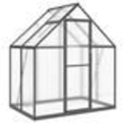 Serre tente abri plante fleur legumes avec cadre de base 169 x 114 x 195 cm aluminium anthracite