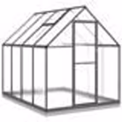 Serre tente abri plante fleur legumes avec cadre de base 224 x 169 x 202 cm aluminium anthracite