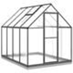Serre tente abri plante fleur legumes avec cadre de base 224 x 169 x 202 cm aluminium anthracite