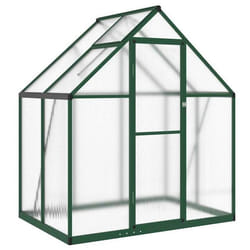 Serre - Non spécifié - 169 x 114 x 195 cm - Aluminium - Panneaux en polycarbonate - Vert