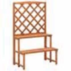 Support de plantes - Non spécifié - 70 x 42 x 115 cm - Bois de sapin massif - Marron - Extérieur