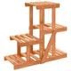 Support à fleurs - Non spécifié - 58 x 25 x 51 cm - Bois massif de sapin - Marron - Vintage
