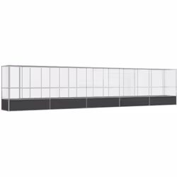 Cette volière avec extension offre un grand endroit confortable pour que vos oiseaux volent et jouent en toute sécurité. Cadr ...