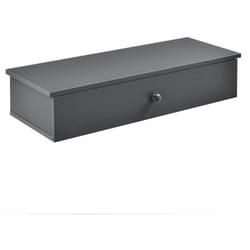 Helloshop26 - tagère murale avec rangement 60 cm gris