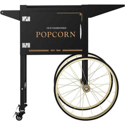 Chariot à popcorn coloris noir et or