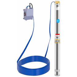 Pompe immergée pompe de puits submersible refoulement - 9 000 l/h - 2 200 Watts