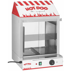 Helloshop26 - Cuiseur à vapeur hot-dogs 50 petits pains à hot-dogs et 200 saucisses 2 000 watts