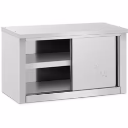 Enfin de la place en cuisine, grâce à l'armoire murale en inox avec 2 portes coulissantes ! Cette armoire murale en inox est ...