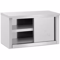 Enfin de la place en cuisine, grâce à l'armoire murale en inox avec 2 portes coulissantes ! Cette armoire murale en inox est ...