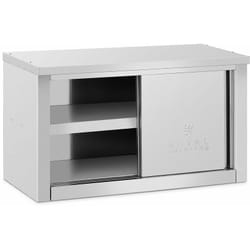Helloshop26 - Armoire murale en acier inoxydable armoire murale avec portes coulissantes armoire murale de cuisine armoire suspendue en inox 900 x