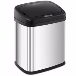 Matériaux du boitier Acier inoxydable, PP Matériau du couvercle ABS Support pour sacs à ordures 1 Contenance totale 20 l Port ...