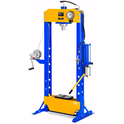 Force de pression max. 30 T / 30,000 kg Hauteur de travail 30 - 1,030 mm / Réglable sur 8 positions Largeur de la table de tr ...