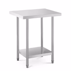 La table de travail en inox : robuste et capable de supporter de grandes charges, elle vous convaincra par sa qualité sans pa ...