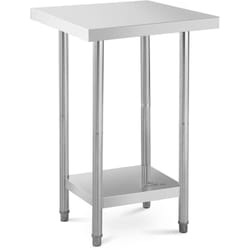 Table de travail acier inoxydable inox - 61 x 61 cm capacité de 480 kg professionnel