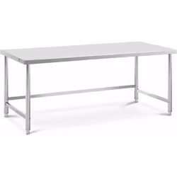Une table en inox faite pour durer qui offre un vaste espace Dans la cuisine, le mobilier en inox est un atout majeur pour qu ...