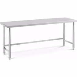 Une table en inox faite pour durer qui offre un vaste espace de travail Dans la cuisine, le mobilier en inox est un atout maj ...