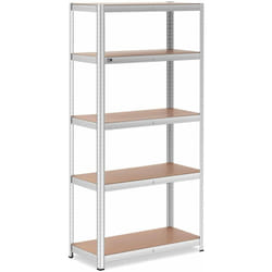 Tagère charge lourde 100 x 50 x 197 cm supporte 5 x 150 kg robuste garage atelier outils gris