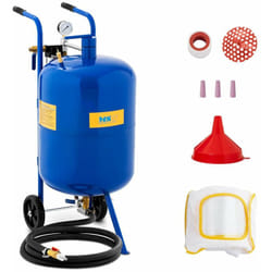 Helloshop26 - Sableuse mobile capacité du réservoir: 76 litres pression de travail max.: 9 bars