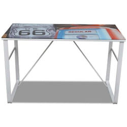 Bureau table meuble travail informatique rectangulaire unique