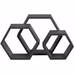 Étagère murale en 3 pièces Idéal pour votre maison avec un design rétro . Détails du produit: - Étagère de style en 3 pièces ...