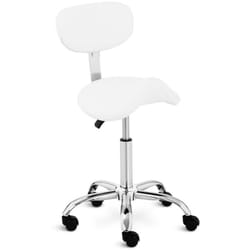 Siège chaise fauteuil selle de cheval 150 kg max blanc