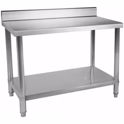 Matériau Inox 304 Capacité de charge totale 90 kg Charge maximale supportée par le plan de travail 65 kg Charge maximale supp ...