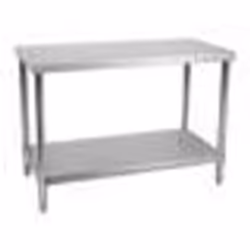 Table de travail cuisine professionnelle acier inox 100 x 60 cm 90 kg