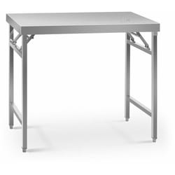 Table de travail pliante cuisine professionnel acier inoxydable 60 x 100 cm capacité de 200 kg