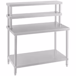 Matériaux Acier inox, HDF Capacité de charge 140 kg Dimensions de l'étagère supérieure 26 x 120 x 60 cm Capacité de charge de ...