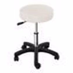 Tabouret chaise siege de bureau a roulette beige