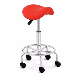 Tabouret chaise siege selle de cheval 150 kg max rouge