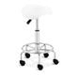 Tabouret chaise siege selle de cheval blanc