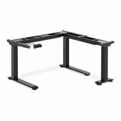 Bureau d angle assis debout (pietement) hauteur : 60 125 cm largeur : 110 190 cm (gauche) / 90 150 cm (droite) ang